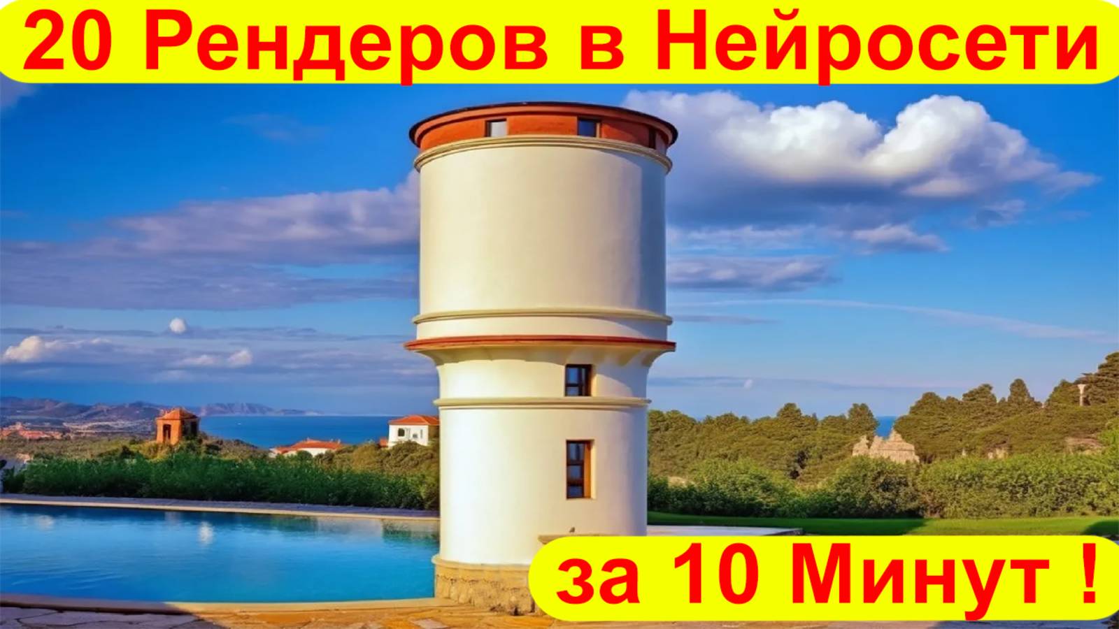 Искусственный Интеллект для Рендера Архитектуры и Визуализации Фасадов