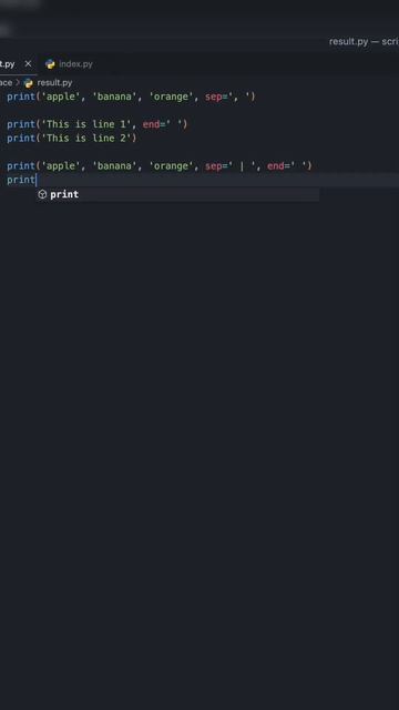 Python за 60 секунд! Функция print. Улучшаем вывод в Python с помощью параметров print