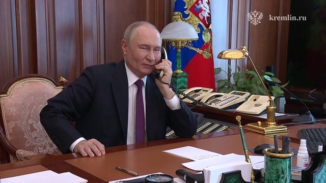 Путин пожелал скорейшего выздоровления главе Беловского района Курской области