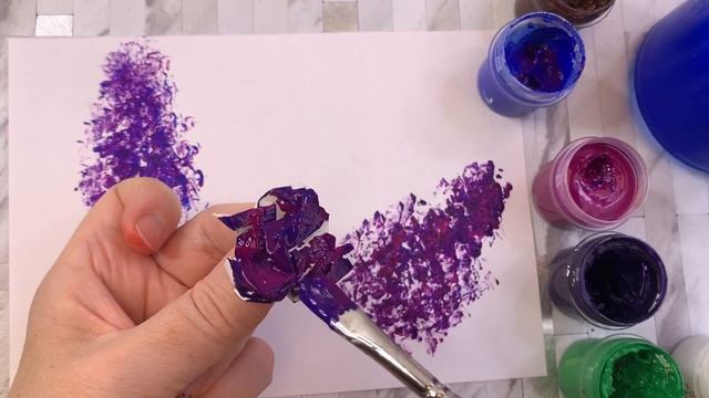 Как ЛЕГКО нарисовать СИРЕНЬ🎨Простой способ
