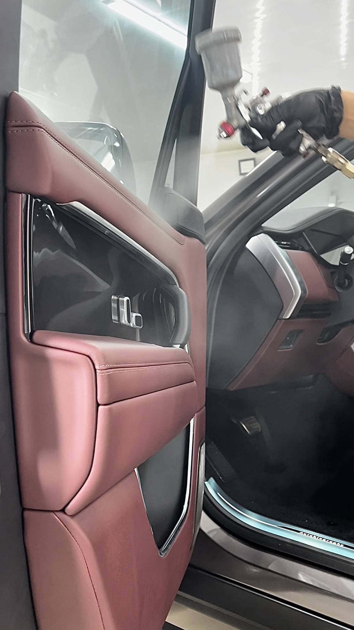 Покрытие салона Range Rover керамикой