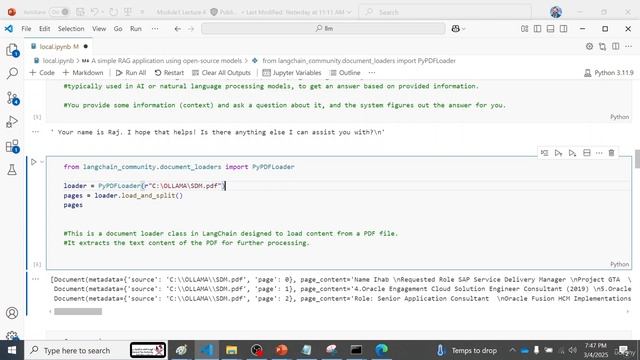 4 -Overview of the project Building a PDF-based RAG chatbot
