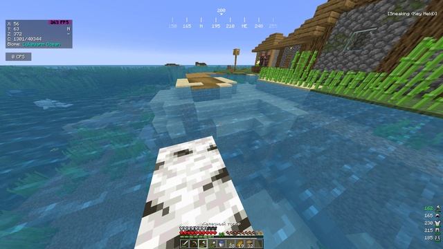Sneaky #61 Minecraft Высадил березу и построил небольшой мостик