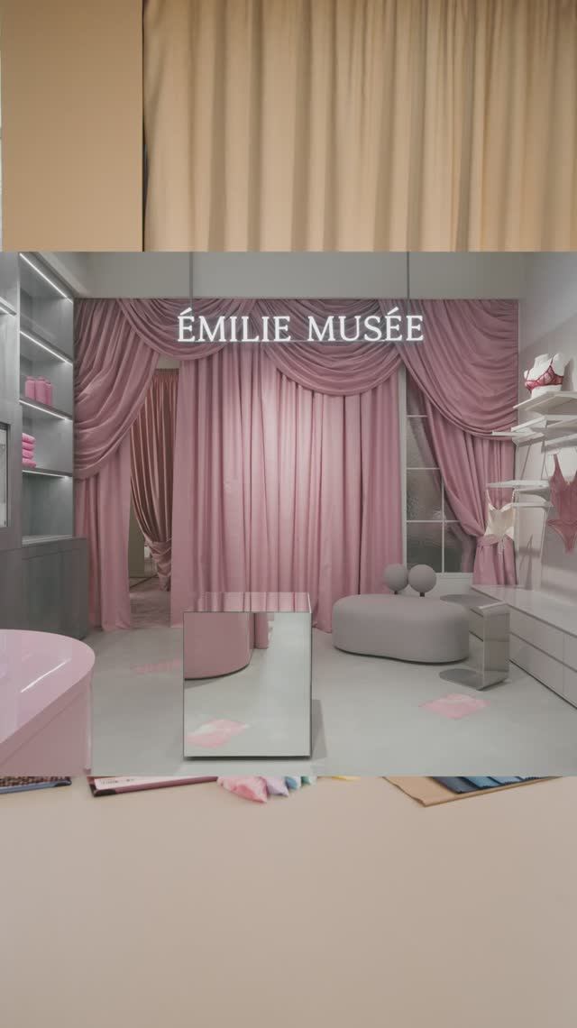 Дизайн магазина нижнего белья Emilie Musee