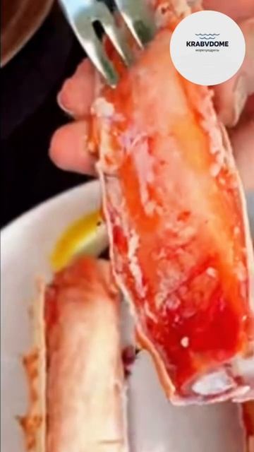 камчатский краб, чистим краба