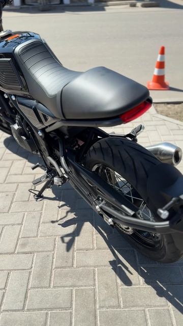 Топовый Бренд! Мотоцикл GAOKIN M11M Cafe Racer! Черный перламутр!