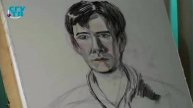 Уроки рисования # 19. Рисуем портрет Константина. Часть 2