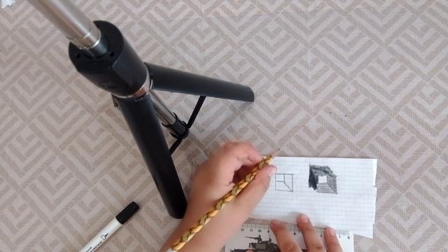 рисуем 3D рисунок по клеточкам