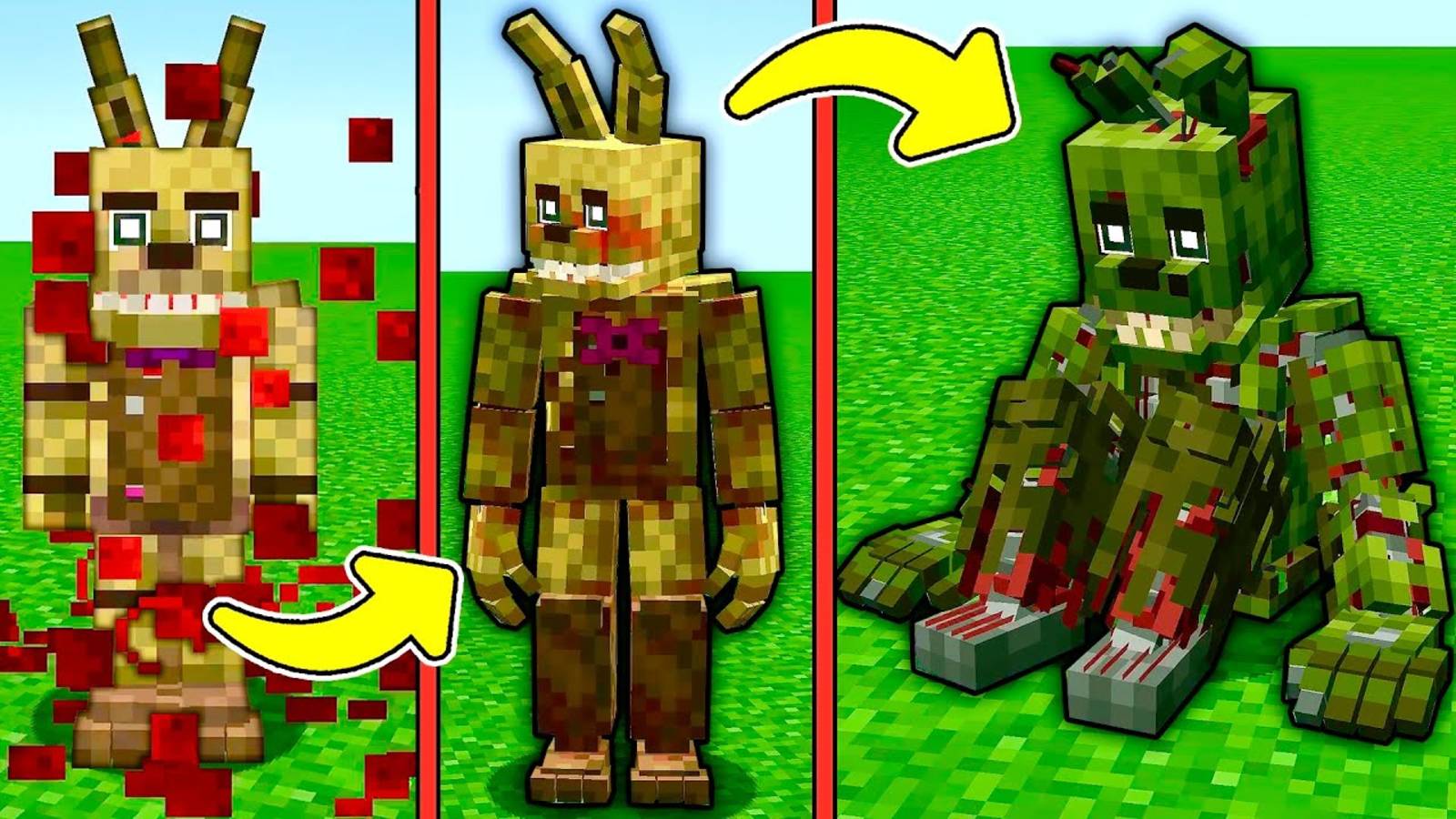 НОВЫЙ МОД НА КОСТЮМ СПРИНГБОННИ В МАЙНКРАФТ ФНАФ Fnaf Minecraft