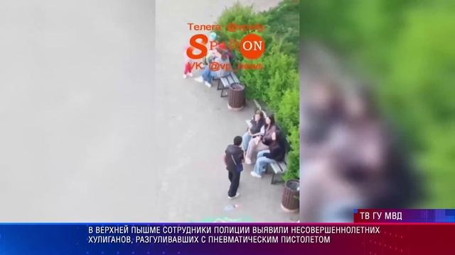 ВПышма подростки с пистолетом