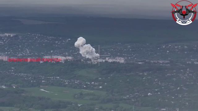 Российские лётчики сбросили объёмно-детонирующую авиабомбу ОДАБ-1500 с УМПК на место дислокации ВСУ