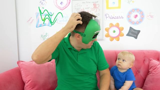 Диана и Рома Диана и Рома в пижамных масках в реальной жизни играют в приключения