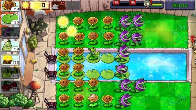 Plant vs zombie - новая тактика без мин и картошки