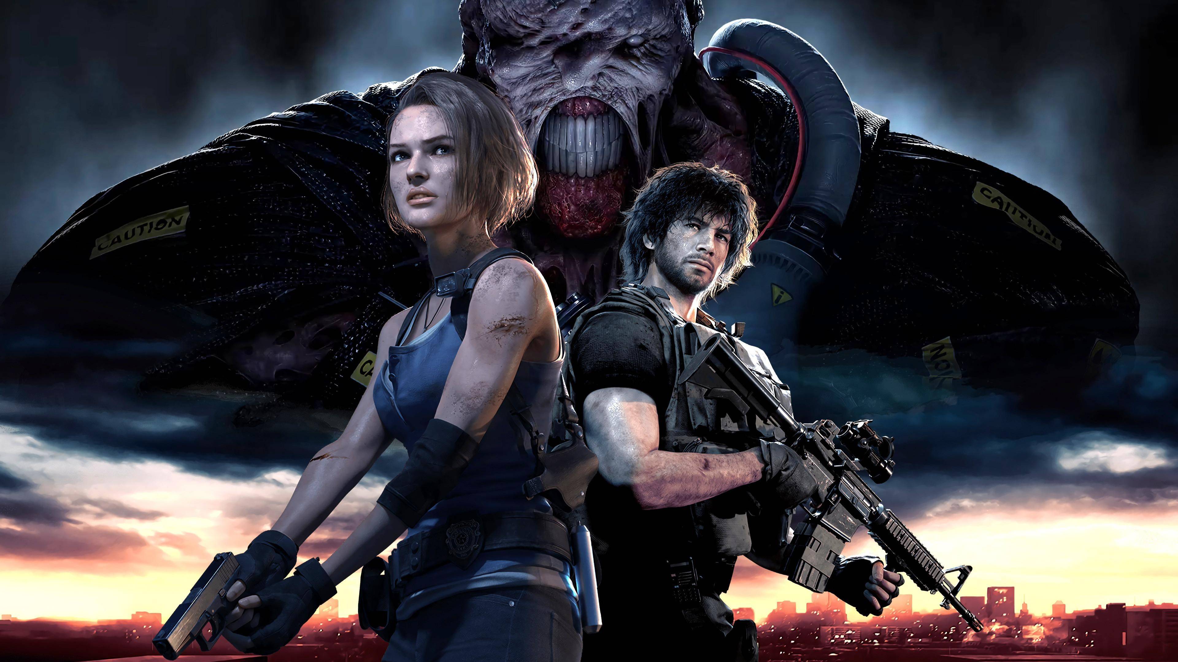 Resident Evil 3: Remake. Полное прохождение. Хардкор. [Без Урона. Без комментариев.