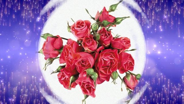 Футаж. Цветочный фон 224