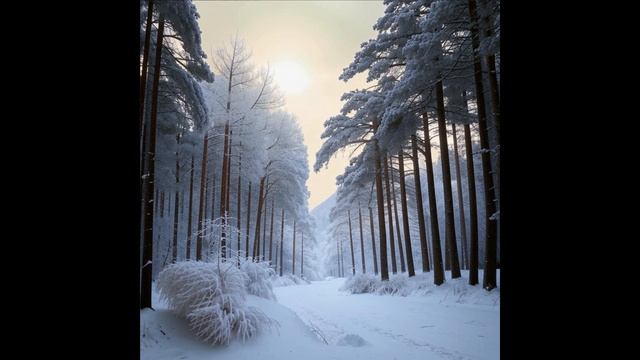 Зимний лес - музыка для медитации