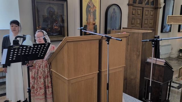 "Святых Боже". Фрагмент Божественной литургии. Хор Петропавловского храма г.Пензы.