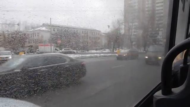 Поездка на троллейбусе ЗиУ-682ГМ1 (с широкой передней дверью) № 7460 Маршрут № 67 Москва