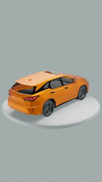 3D Модель Машины  Lexus rx 350 #blender