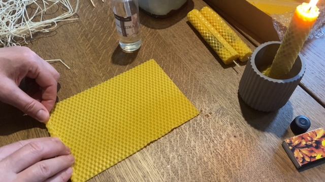Свечи из вощины