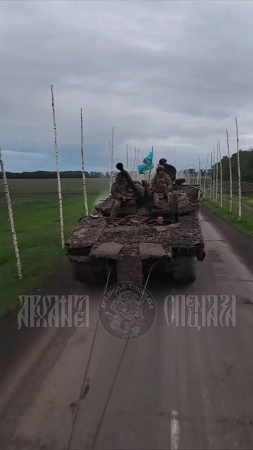 Десантники 83 ОДШБР ВДВ вытягивают трофейную шведскую БМП CV90