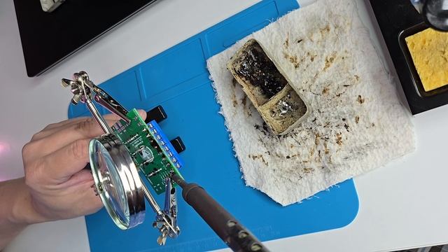 Урок пайки древним паяльником )))