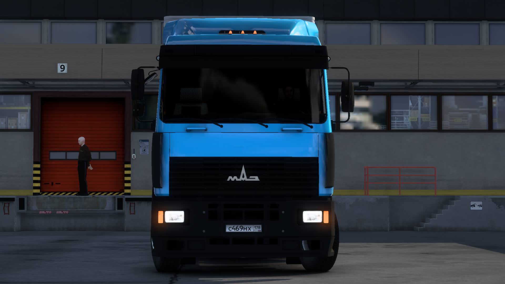 303 / ETS 2 1.53 / Русская сборка / МАЗ-5440А8 / Секретный проезд в Тюмени.