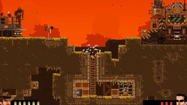 Broforce (co-op) и 3 эпик босса #4