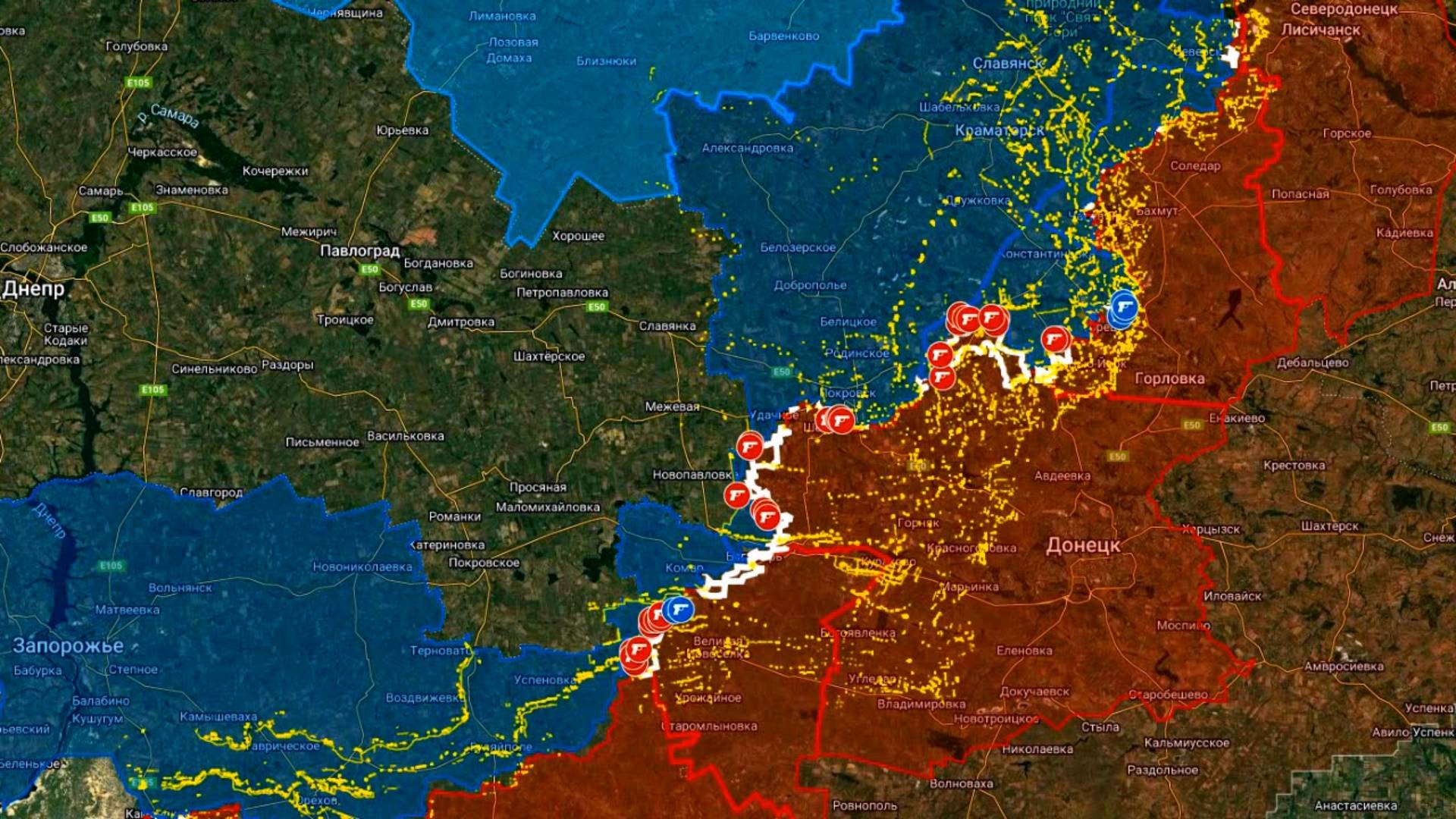 22.05.2025 Карта боевых действий. Обстановка на фронте