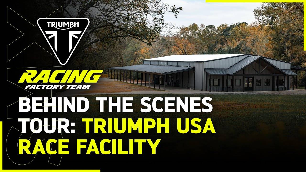 Экскурсия по гоночному комплексу Triumph в США