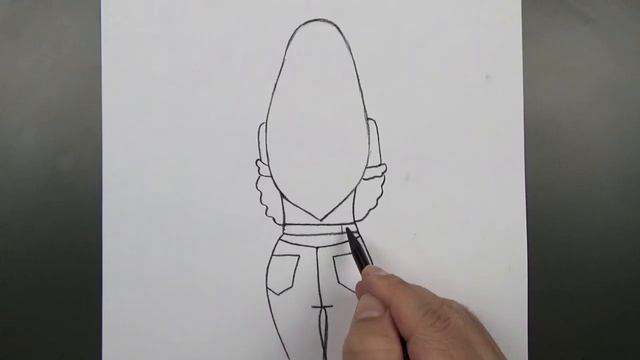 Лёгкий рисунок девушки: как поэтапно нарисовать девушку со спины простым способом — простые рисунки