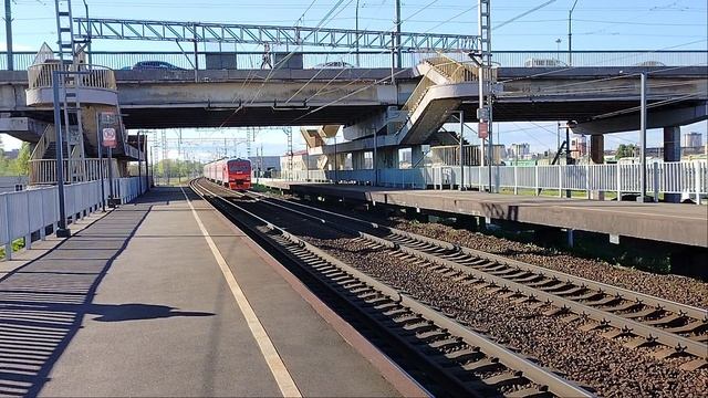 21 мая 2025 г. Электропоезд ЭТ2М-090 Следует с резервом Сортировочная Имени Морозова