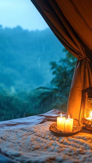 Just Chill Rainy Day️ #rain #asmr #shorts
