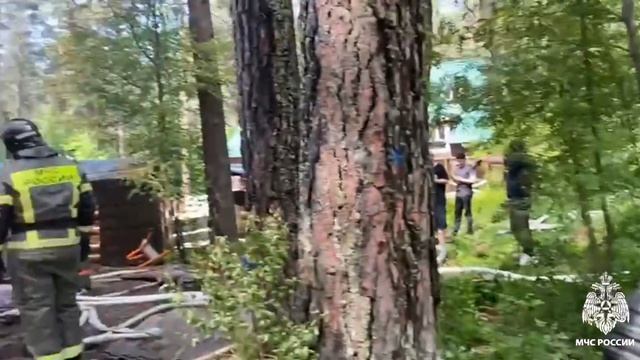 Пожар в Республике Алтай