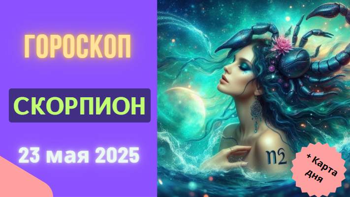 ♏ 23 МАЯ 2025 ГОРОСКОП НА СЕГОДНЯ ДЛЯ СКОРПИОНОВ: ТАЙНОЕ СТАНЕТ ЯВНЫМ!