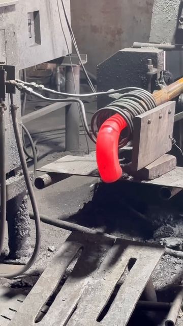 Red-Hot Steel Pipes Dropping to the Floor - Soft and Satisfyingly Malleable!