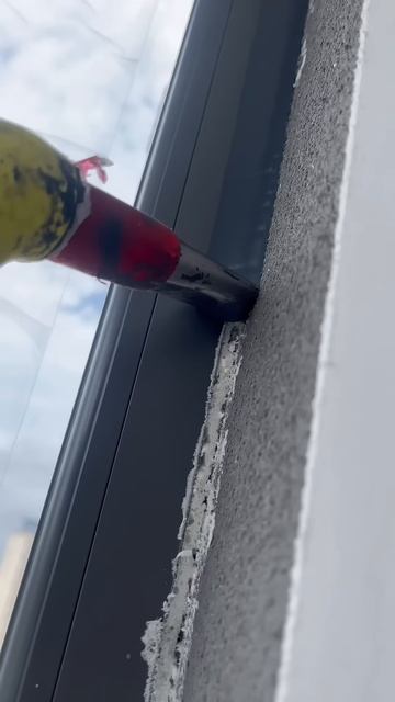 Sealing Window Gaps with Silicone Caulk – Outdoor Perfection ｜ So Satisfying!