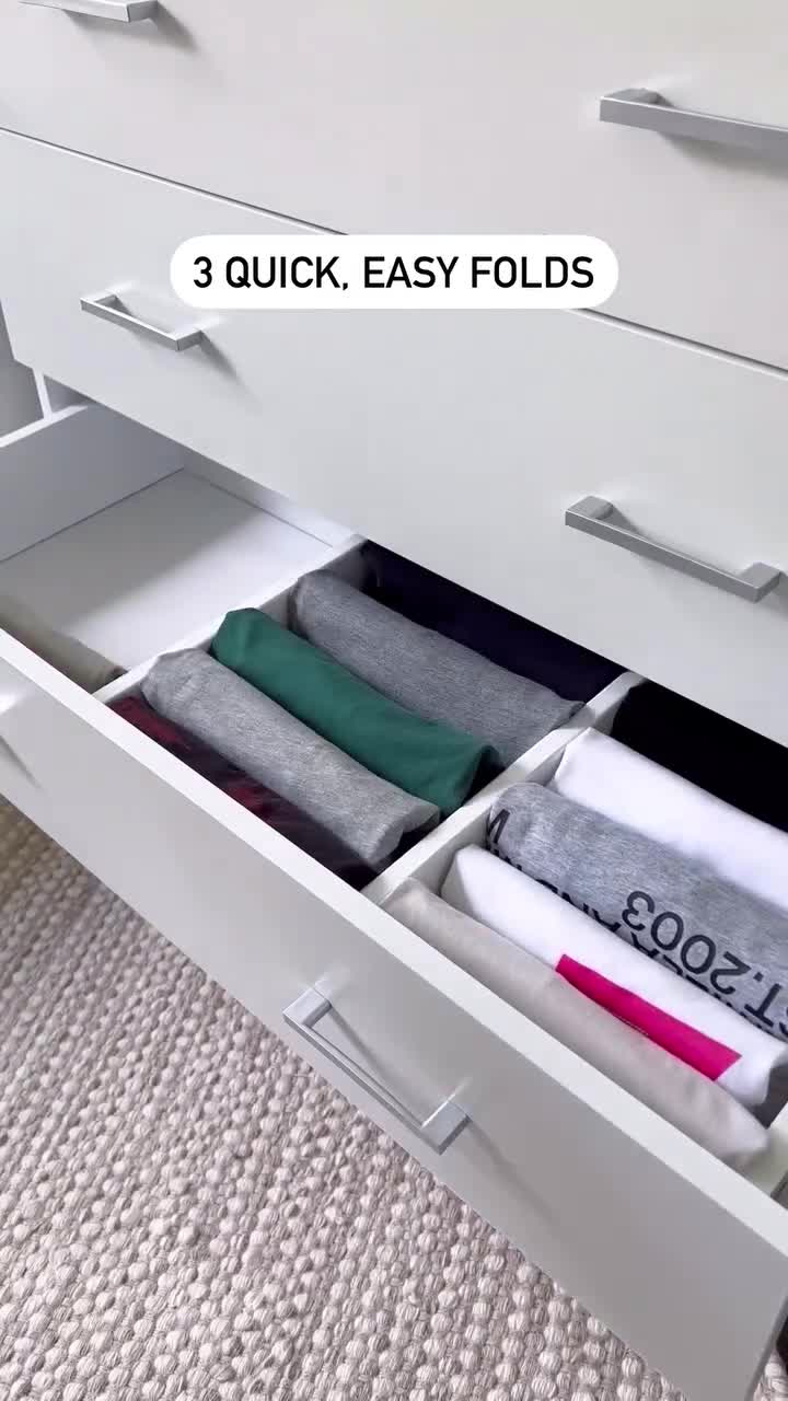 Как быстро и компактно сложить одежду