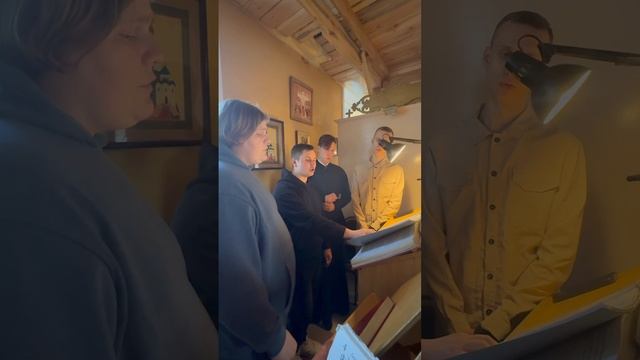 Квартет учащихся Пензенской духовной семинарии.