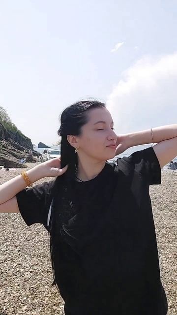 Прическа на пляж море