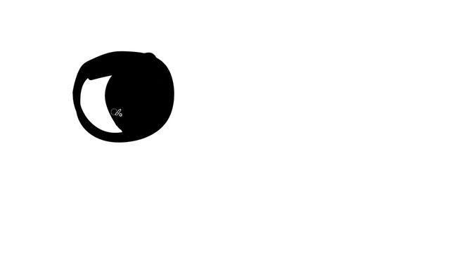 Рисуем черного кота часть 7