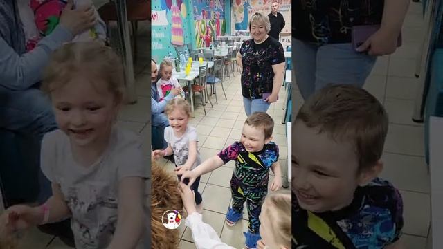 Веселого мальчугана Даню Мишка Дюшес поздравил с 5- летием!