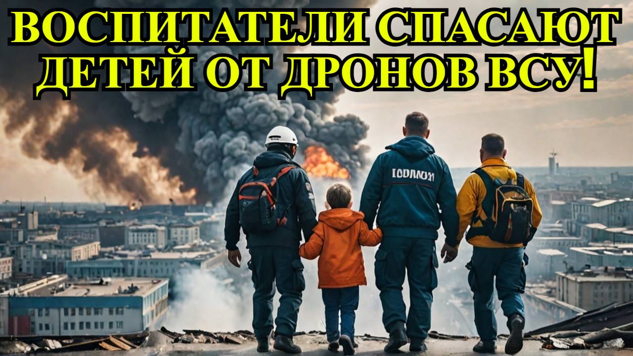 Воспитатели спасли 98 детей при ударе дрона ВСУ в Домодедово!