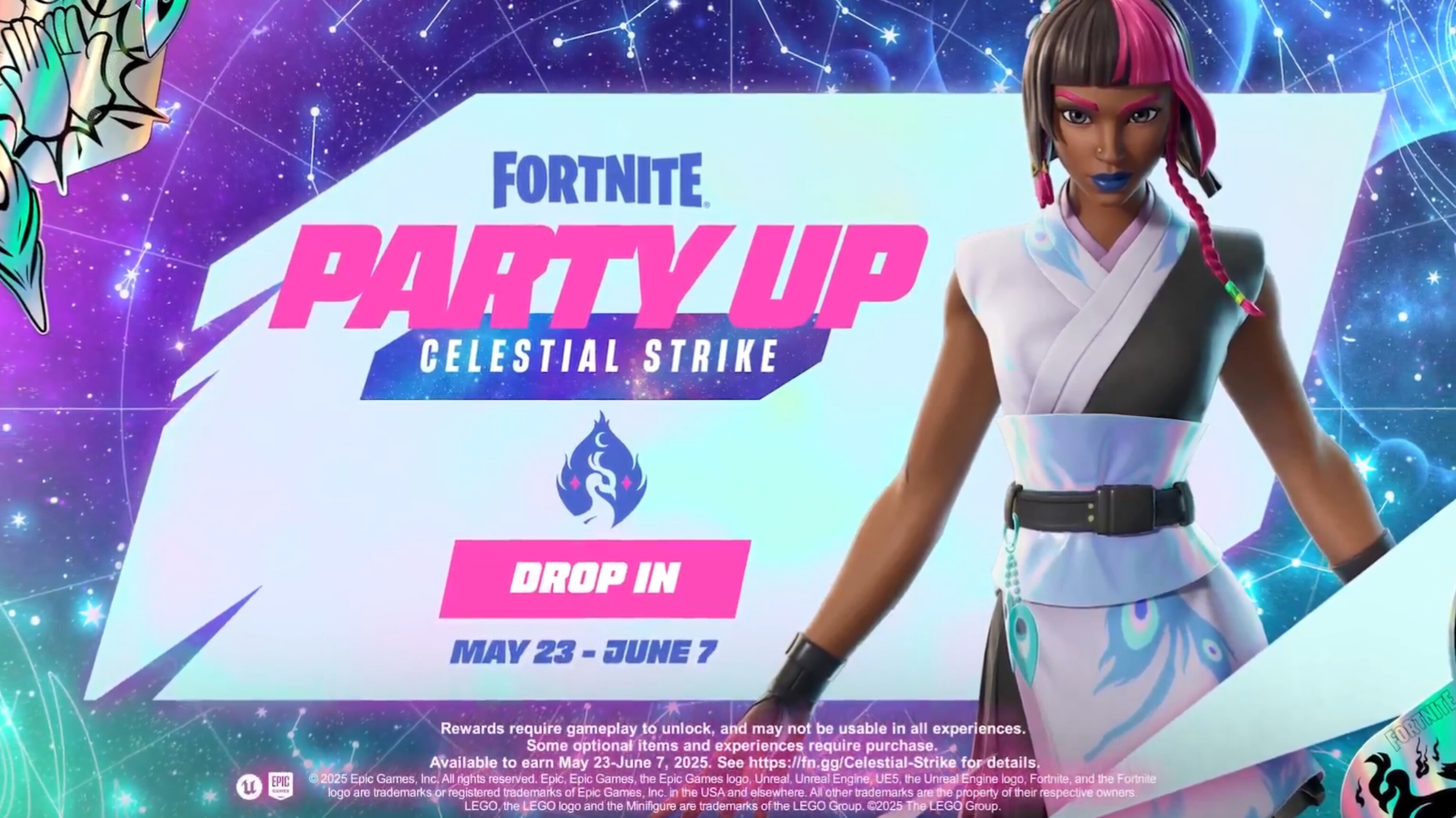 ☀ Epic Games выложили официальный трейлер события «Неземная тусовка»