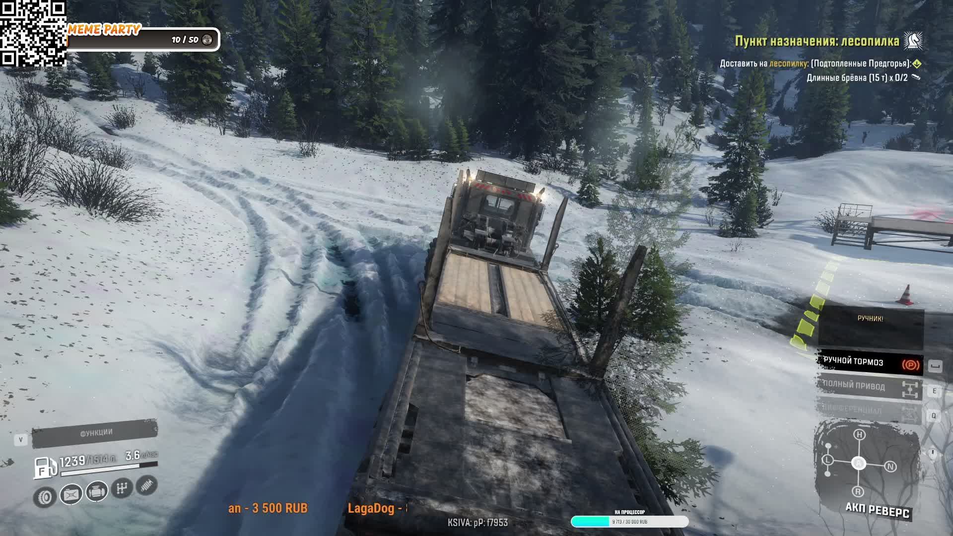 SnowRunner Real Live Последние брёвна Юккона))