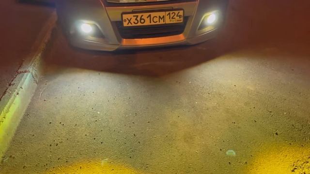 Светодиодные линованные ПТФ на Delica D2 2016 MB36S