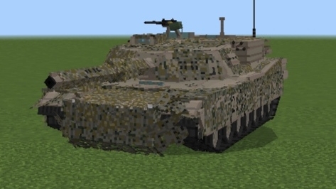 Minecraft PE мод на танк Abrams. | Обзор мода.