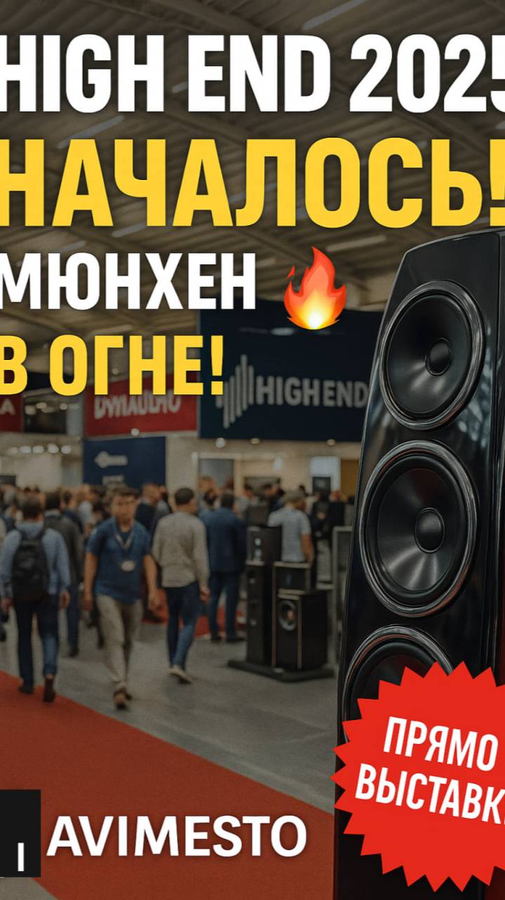 Последняя выставка в Мюнхене — High End 2025 открыта! Вместе с ⁨@iamhear
#HighEnd2025 #Munich