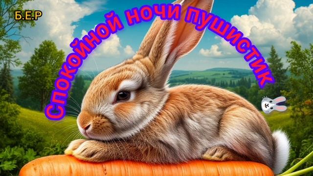 Спокойной ночи пушистик малыш