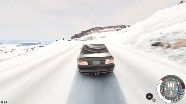 BMW M5 Snow Drifting / WithoBrakes